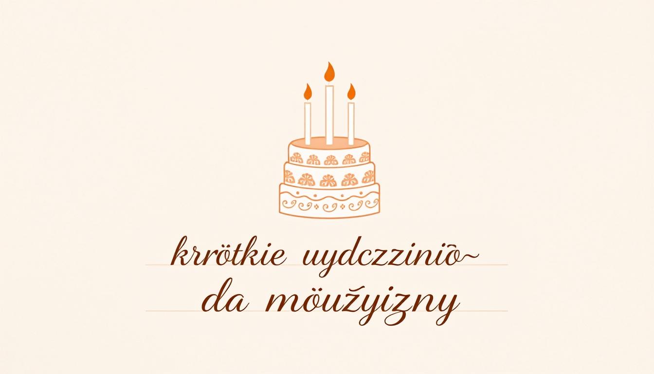Krótkie życzenia na 60 urodziny dla mężczyzny
