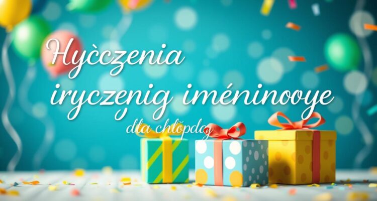 Życzenia imieninowe dla chłopca
