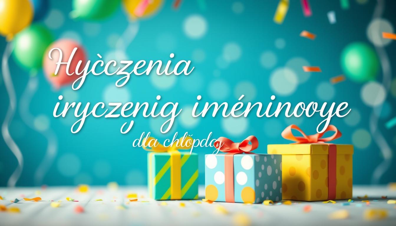 Życzenia imieninowe dla chłopca